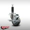 Service Caster 3'' SS Gray Poly Swivel 1'' Expanding Stem Caster with Brake SCC-SSEX20S314-PPUB-TLB-1 - alternate 4
